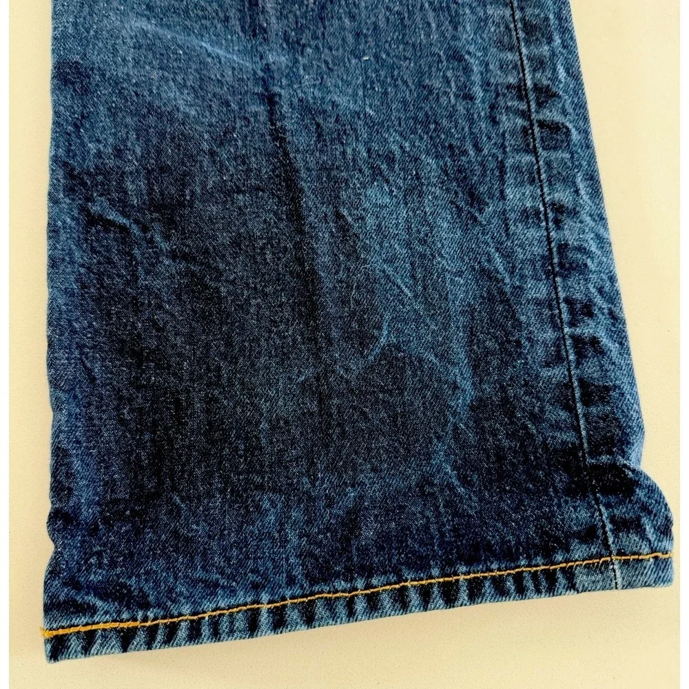 Levi's 501 Men's Denim Jeans 38X34 Button Fly Straight Leg Red Tab